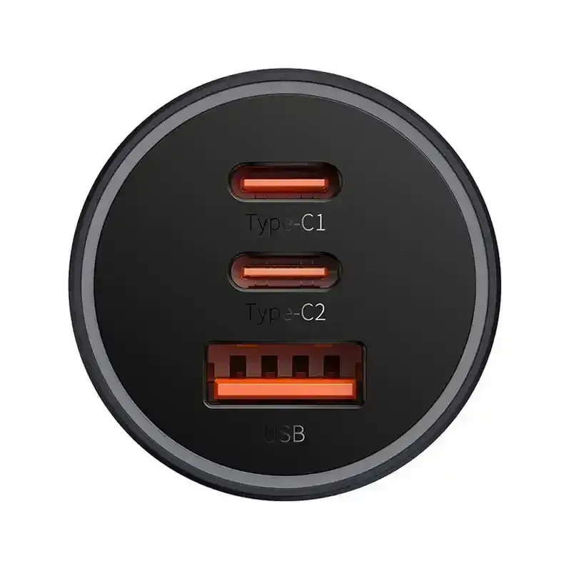 شارژر فندکی 65 وات باسئوس مدل Golden Contactor Pro Car Charger